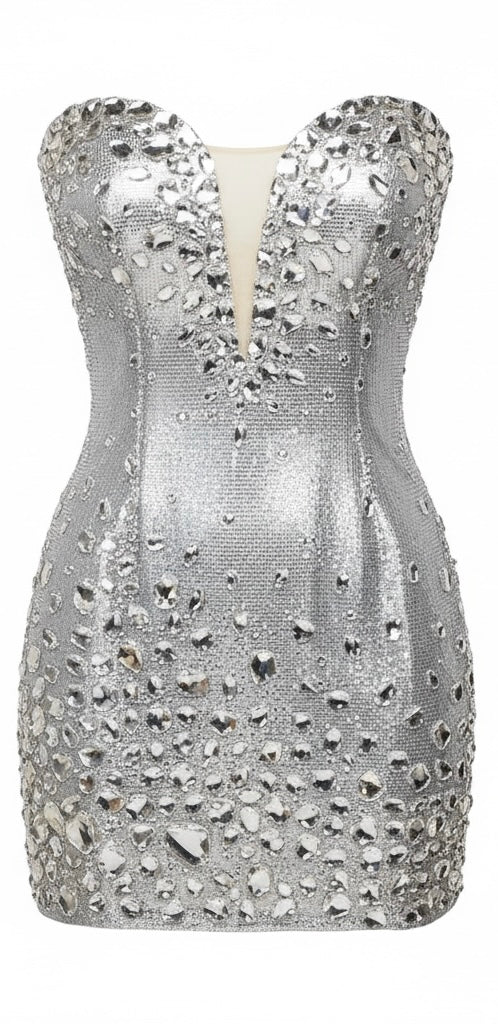 Silver Chainmail Gown