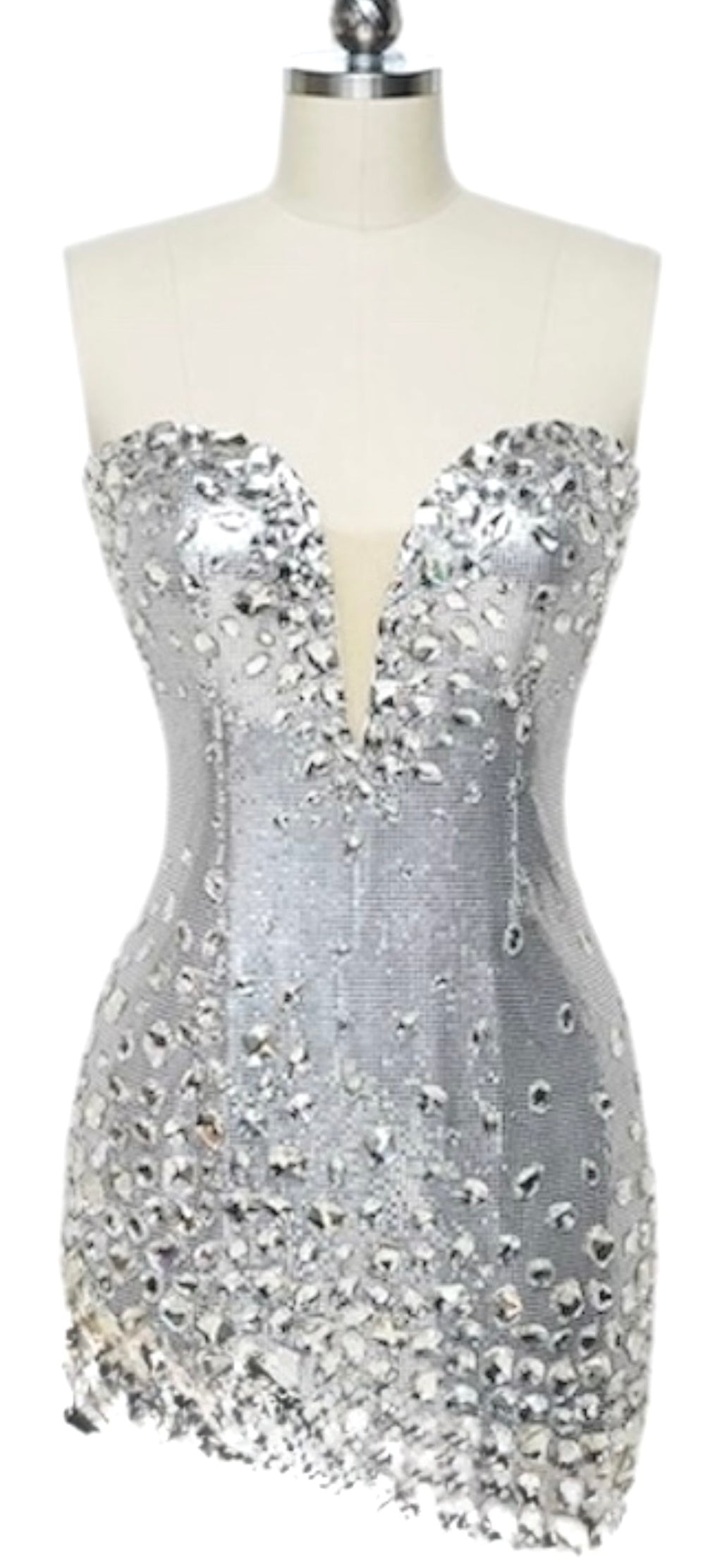Silver Chainmail Gown