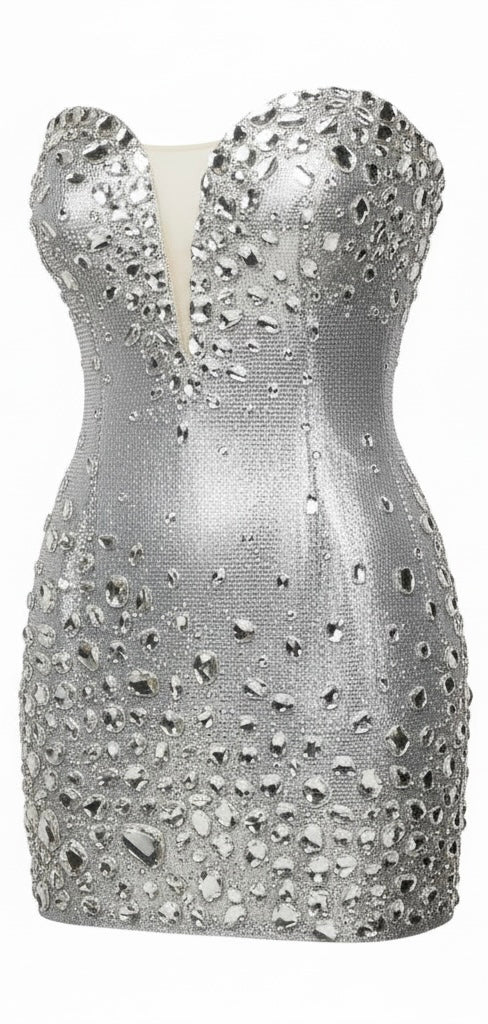 Silver Chainmail Gown