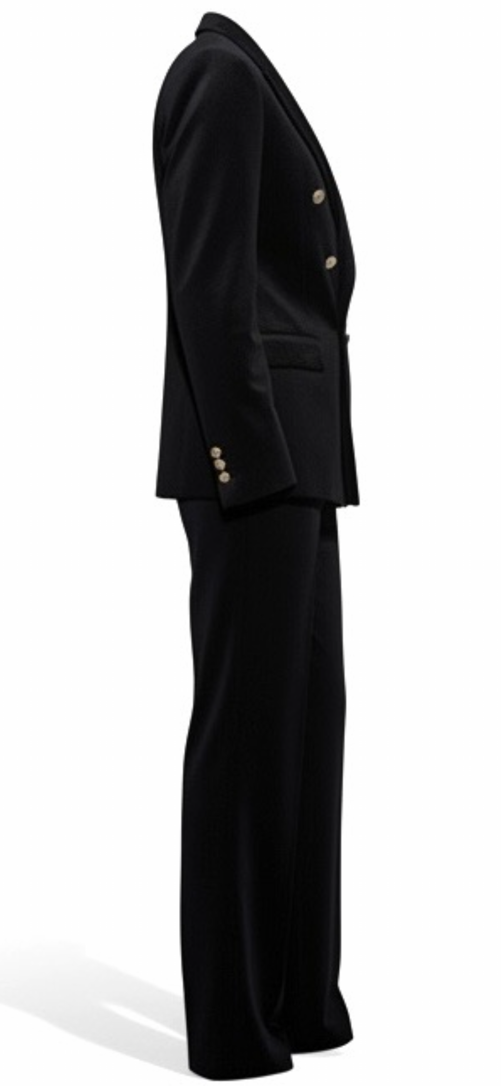 Black Velvet Double-Breasted Suit
