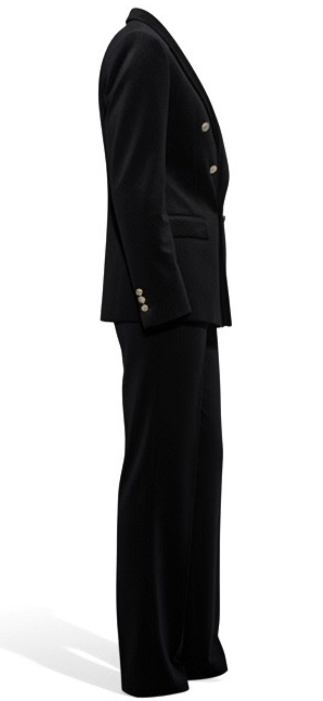 Black Velvet Double-Breasted Suit