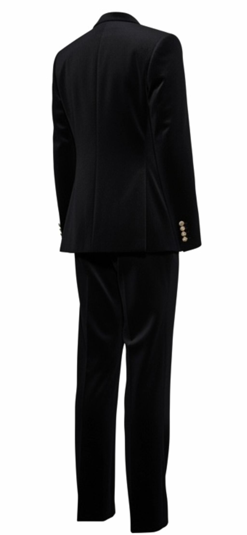 Black Velvet Double-Breasted Suit