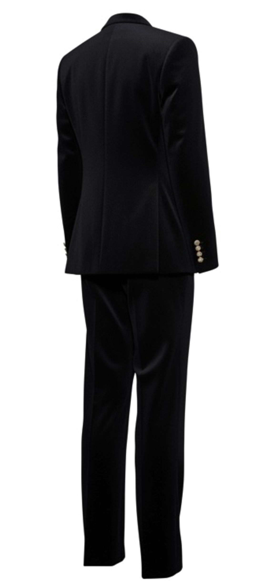 Black Velvet Double-Breasted Suit
